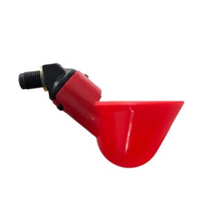 BEBEDERO PARA AVES AUTOMATICO TIPO COPA (ROJO)