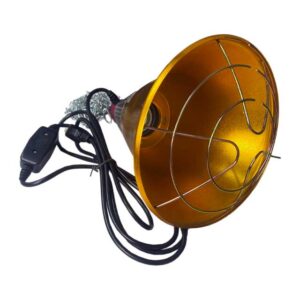 LAMPARA DE CALOR PARA LECHONES 220V (CON CABLE Y BOMBILLO)