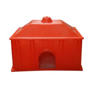 REFUGIO TERMICO PLASTICO INCUBADORA PARA LECHONES NARANJA(103L*60A*69ALT)