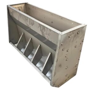 COMEDERO 5 HUECOS ACERO INOX 1 LADO