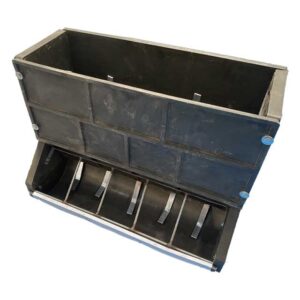 COMEDERO PARA CERDOS PLASTICO 10 HUECO DOBLE