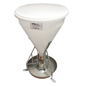 COMEDERO METALICO LECHONES 5 HUECOS