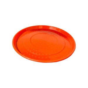 PLATO INICIADOR PARA POLLITOS REDONDO ROJO (33*2,5CM)