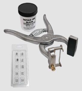 KIT TATUADOR (INCLUYE TINTA NEGRA Y AGUJA DE NUMEROS)
